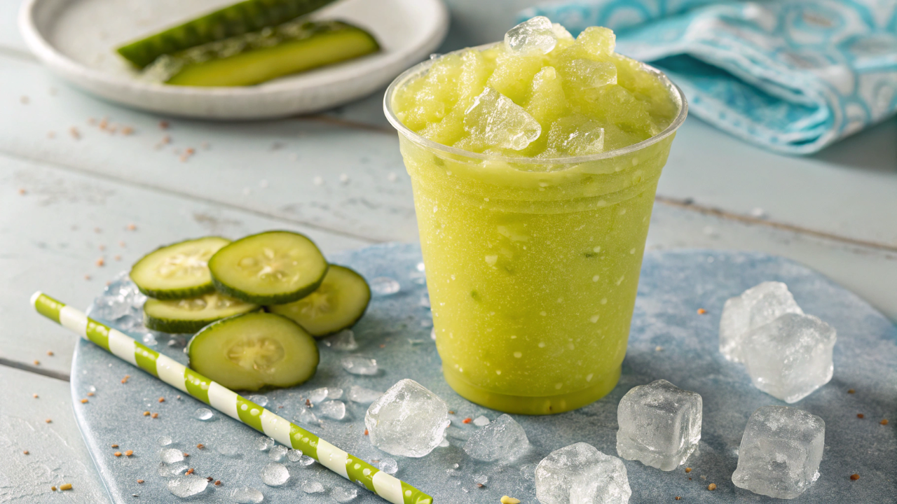 Sonic Pickle Juice Slush